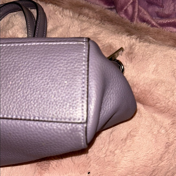 Coach Purple Leather Authentic Handbag - Like New - Picture 12 of 16